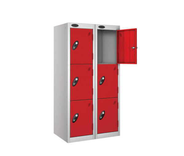 Probe Low locker 3 door for 6 users.