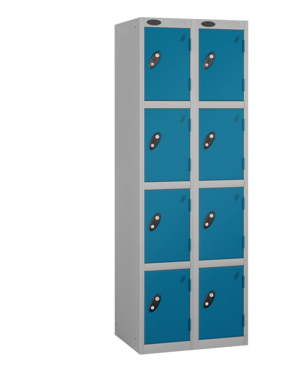Probe Locker for 8 users. Shown in Grey Blue option