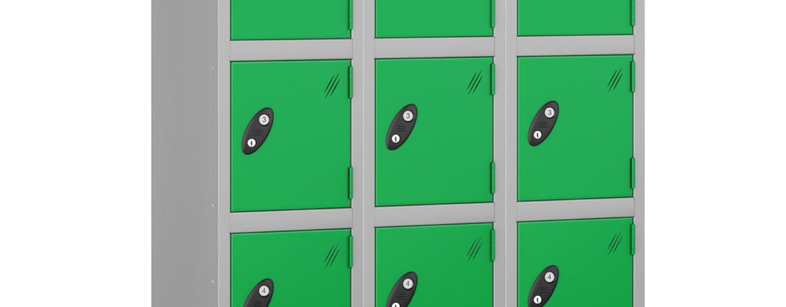 Probe Lockers for 15users in green grey colour option.