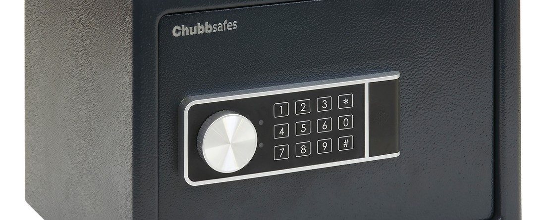 Chubbsafes Air 15e with digital code lock.