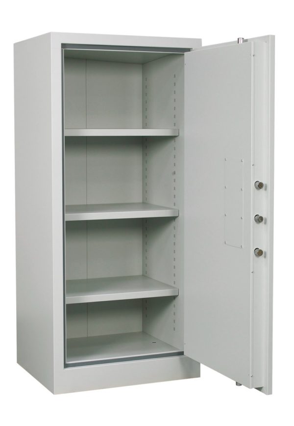 Chubbsafes Archive Cabinet size 325k/e shown empty with 3 height adjustable shelves.