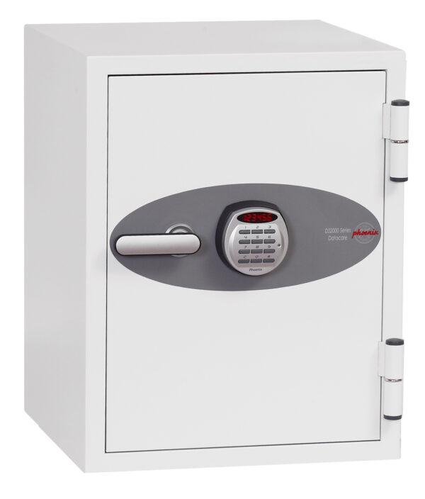 Phoenix Safe Datacare DS2002E data fire safe comes with a high security electronic code lock.