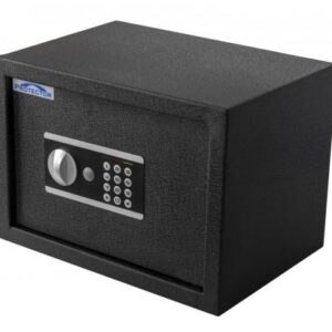 The De Raat DRS Protector Domestic DS2535E is a £2000 insurance approved security safe for the home, or office safe. It comes ready prepared for base and back fixing with its supplied fixing bolts. It features a highly reliable electronic code lock.