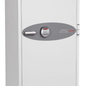 The phoenix safe data commander ds4622e is a data media fire safe for the office, designed to protect digital media and documents from the effects of fire. It is supplied with pull out storage shelves for your boxed information and ready secured by an advanced electronic code lock.