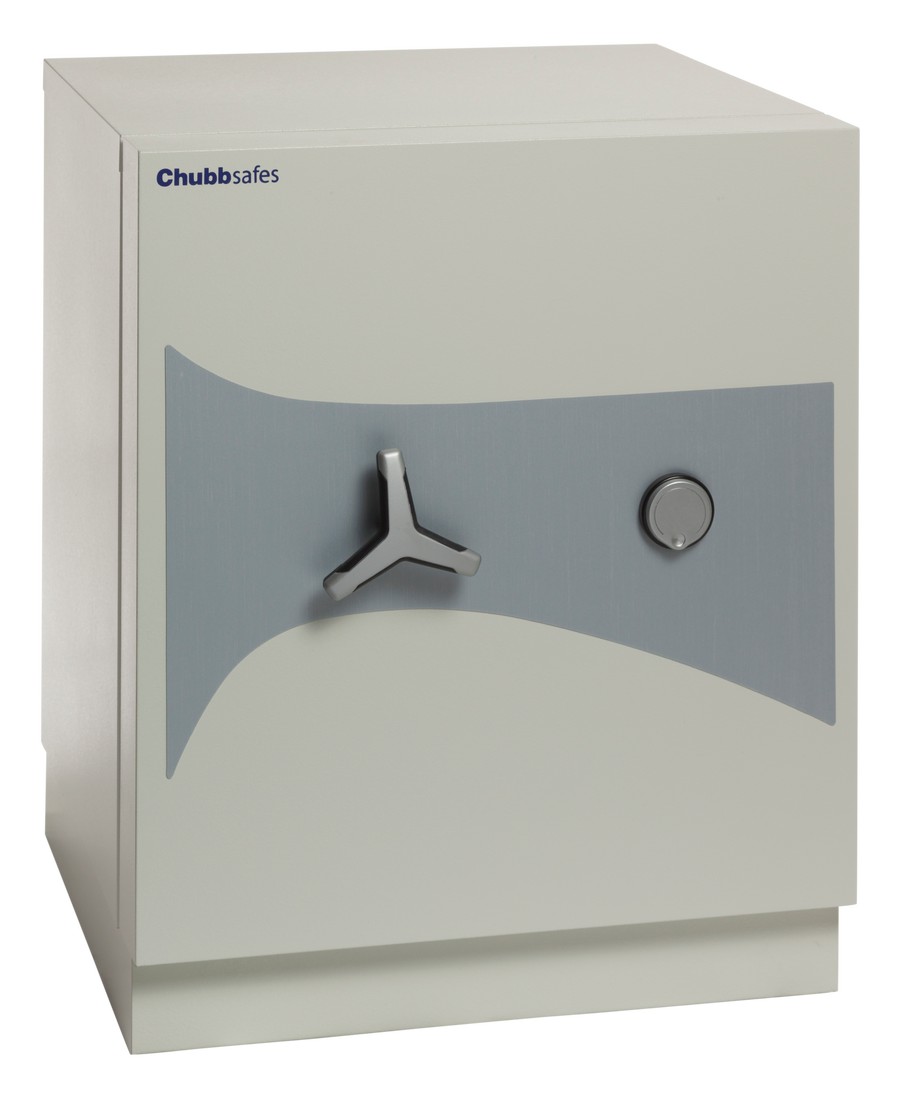 The Chubbsafes DataPlus S2 size 1k is a £4000 insurance approved data media fire safe, fire safe and security safe rolled into one product. You decide what fittings you need. Perhaps fixed shelves, Lockable cupboards or pull out shelving with adjustable dividers. This safe comes ready to go and features a high security key lock with 2 keys,