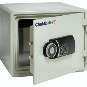 Chubbsafes Executive 25e with one hour fire resistance and electronic lock.