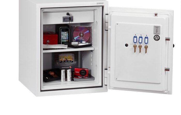 Phoenix Safe Fire Fighter FS0441F fire safe and office safe with electronic and fingerprint lock.