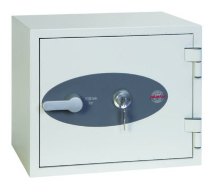 The Phoenix Safe Titan fs1281k is a £2000 insurance approved security safe and fire safe for the home., or indeed an office safe for the protection of cash, valuables and sensitive computer media. The safe comes with a coded key lock, and in the event of loss of key or keys, can be readily replaced.