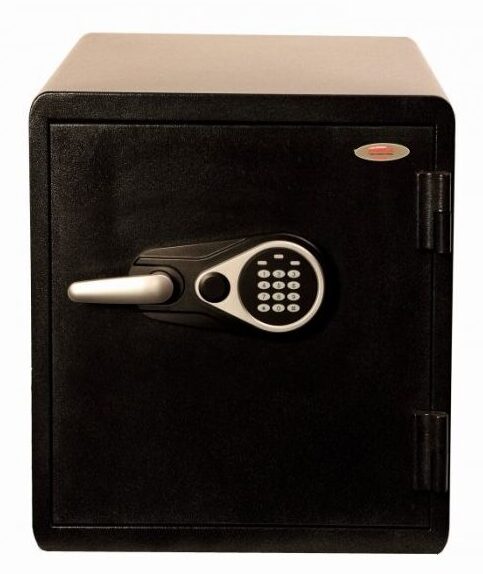 Phoenix safe Titan Aqua FS1293E fire safe with electronic code lock.