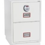 Phoenix Safe World Class Vertical Fire File FS2252E with electronic lock.