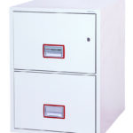 The FS2250 Series World Class Vertical Fire file, FF2252K is a 2 drawer fire resistant filing cabinet for documents. It gives afire protection of 90 minutes for paper records. It comes with fitted with a quality key lock.