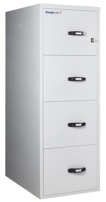 Chubbsafes Fire File 120 4 drawer with key lock