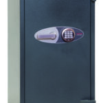 The Phoenix Safe Mercury HS2053E is a euro grade 2 £17,500 cash rated commercial safe to store up to £175,000 of jewellery or valuables. Its height of 900mm makes it ideal as a shop safe to store till drawers or it can be used as a security safe for the home. It is fitted with the latest technology high security electronic code lock.