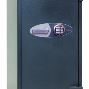 The Phoenix Safe Mercury HS2053E is a euro grade 2 £17,500 cash rated commercial safe to store up to £175,000 of jewellery or valuables. Its height of 900mm makes it ideal as a shop safe to store till drawers or it can be used as a security safe for the home. It is fitted with the latest technology high security electronic code lock.