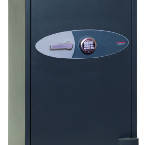 This Phoenix Safe Elara hs3554e is a euro grade 3 security safe that works well as a retail safe and jewellers safe. It height of 1280mm gives it an excellent internal storage capacity of 197 litres, and finished in graphite grey gives it the industrial look. It comes with ECB.S Euro test house certification, Police approval and UK insurance approval. This grade 3 security safe comes with a high quality electronic code lock.