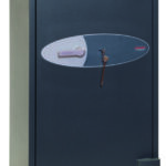 The Phoenix Safe Elara HS3554K is a Euro grade 3 commercial safe, retail safe and security safe. Shown with its door closed. It is ECB.S certified and UK insurer approved. Its a perfect jewellery shop safe sized at 1280mm tall and having 197 litre storage capacity Furnished with a VdS Class 2 high security key lock with 2 keys.