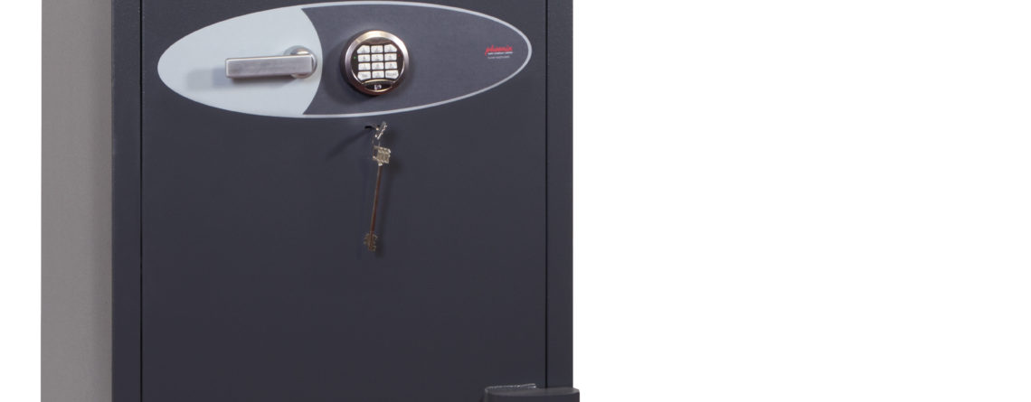 The phoenix safe cosmos hs9075e is a euro grade 5, high grade security safe for the protection of £100,000 in cash or is suitable to store up to £1m of jewellery or valuables, subject to your insurer confirmation. This quality safe is recognised by the UK AiS insurance. Tested to the highest ECB.S standards, it beats most safes for its hidden security, including re locking devices on each lock. Of which this comes with an electronic code lock and a double bitted key lock. A safe of this calibre is recommended to be professionally installed. This one weighs in at 1250 kg. The price suggested is probably the cheapest in the UK, and we don't get beaten on install costs either. Top quality, delivered in around 5 days from stock... what more can you ask for!! with key and electronic locks.