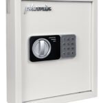 This Phoenix Safe KS0030 Series KS0032E is a 48 hook deposit key cabinet with electronic code lock and key override