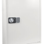 This Phoenix Safe KS0030 Series KS0034E is a 300 hook deposit key cabinet with electronic code lock and key override