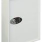 The Phoenix safe Cygnus Key Deposit KS0035E is a 500 key hook key cabinet with deposit feature to allow keys to be dropped into the cabinet after hours or when locked. Perfect for schools garages, colleges with high key storage requirements. fITTED WITH AN ANTI BOUNCE SOLENOID FOR EXTRA SECURITY AND WITH KEY OVERRIDE.