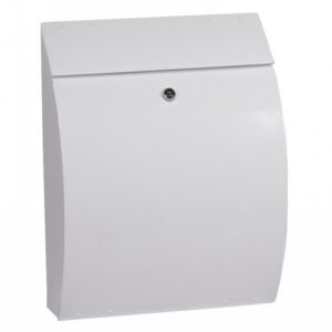 Phoenix Safe MB0112KW letter box in white finish. End of range value bargain.