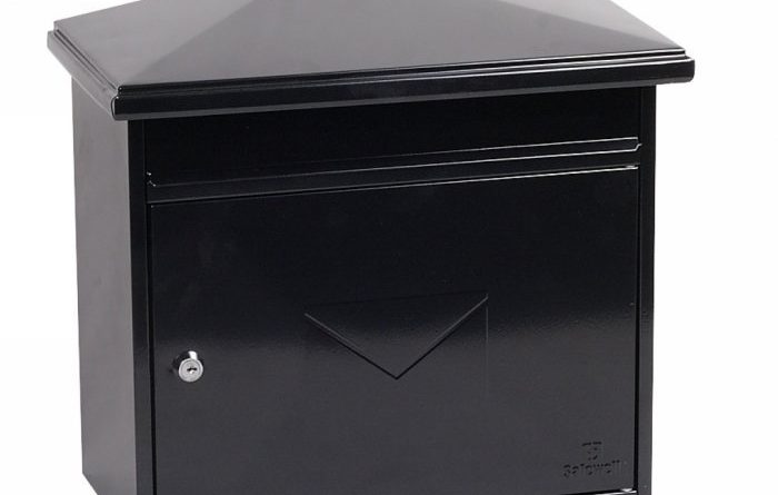 Phoenix Safe MB Series Front Loading Letter Box MB0115KB with secure key lock.