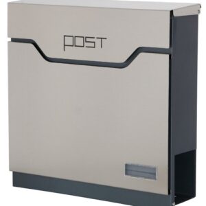 Phoenix Safe Estilo MB0123KS mail box or letter box comes with high a security key lock. and 5 year warranty