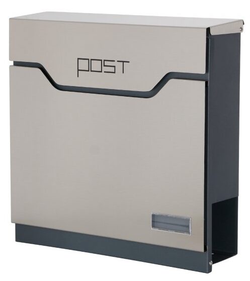 Phoenix Safe Estilo MB0123KS mail box or letter box comes with high a security key lock. and 5 year warranty