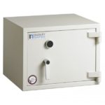 Dudley Safes Harlech Lite S1 Size 0 with double bit key lock.
