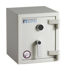 The Dudley Harlech Lite S2 size oo is a security safe for the home, office safe and commercial safe. Its heavy duty, and is fire resistant too! fITTED AS STANDARD WITH A HIGH SECURITY KEY LOCK. iTS ALSO AVAILABLE WITH AN ELECTRONIC CODE LOCL AND MECHANICAL COMBINATION.