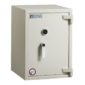 The Dudley Harlech Lite S2 Size 2 is a £4000 over nigh cash rated security safe for the home, office safe or business safe. Its a heavy duty, high quality safe that has a 25 British standard fire certificate for paper records. Size wise, Its ideal to sit under a desk!! Furnished with a high security key lock, and hidden lock protection, this is one of the best safe brands in the UK. It is also available with an electronic code lock too!