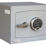 securikey mini vault silver 1e with electronic lock.