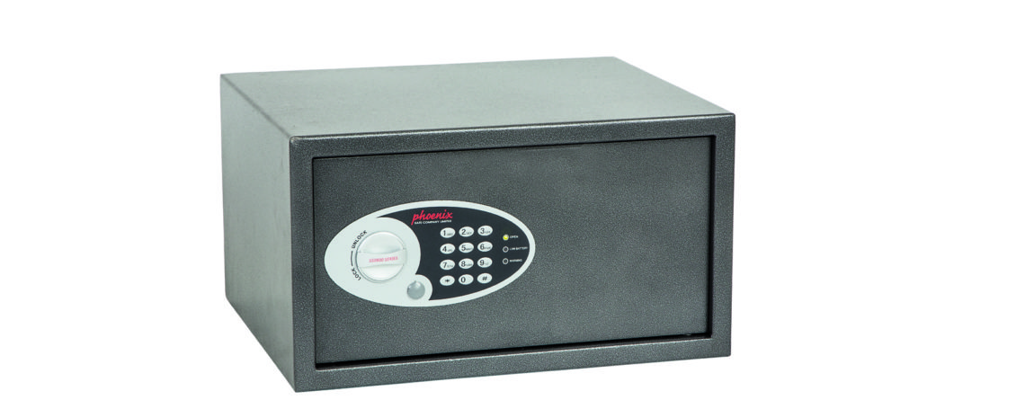 Phoenix Safe Dione Hotel & Laptop safe SS0302E with electronic code lock.