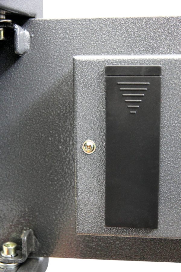Dione Hotel & Laptop safes internal battery housing for easy changing.