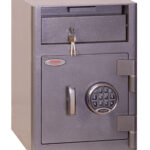 The Phoenix Safe Cashier Deposit, SS0990 Series, SS0996ED is a £3000 cash rated security deposit safe. Its deposit drawer allows users to deposit goods or cash into the safe without the need to open its main door. Fitted with a high security electronic code lock, to its door.