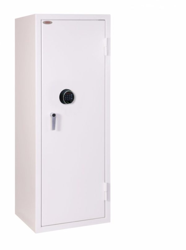 phoenix safe securstore ss1163f with touchscreen keypad and fingerprint lock.