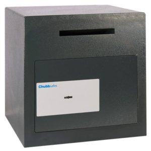 Chubbsafes Sigma Deposit 2k with letter slot and key locking.