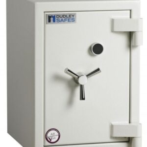 Dudley Safes Europa EUR 0 size 2 security safe for the home with high security key lock.