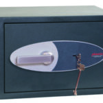 The Phoenix safe Neptune HS1050 Series HS1051K is a euro grade 1, security safe for the home, or a good quality office safe. Smallest in the Neptune range and suitable to be fitted into a wardrobe. It comes with a high security VdS key lock and 2 keys.