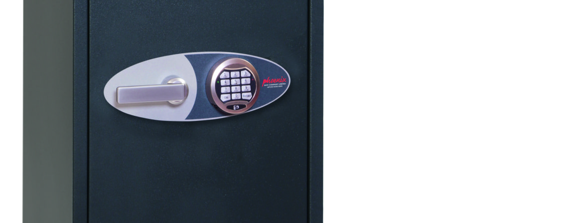 The Phoenix safe Neptune HS1053E is a euro grade 1 security safe that makes an ideal jewellers safe or commercial safe. Also used as an office safe or security safe for the home. Its size is a little taller than an office desk. It is fitted with electronic code lock.