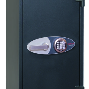 The Phoenix safe Neptune HS1053E is a euro grade 1 security safe that makes an ideal jewellers safe or commercial safe. Also used as an office safe or security safe for the home. Its size is a little taller than an office desk. It is fitted with electronic code lock.