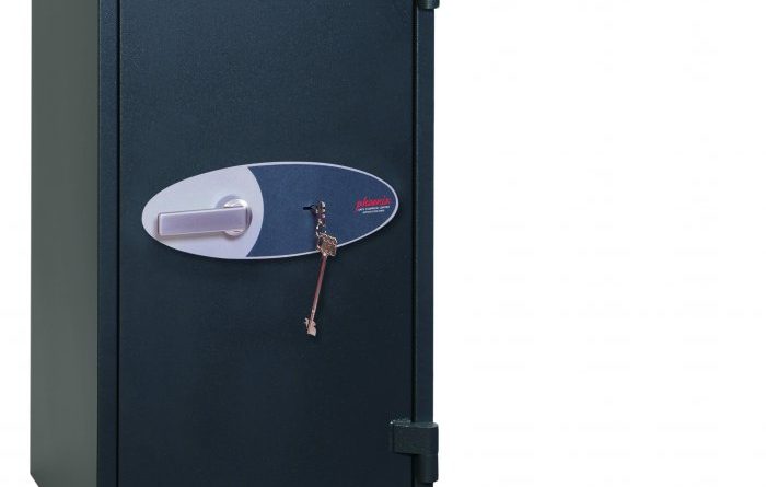 This 900mm tall Phoenix safe Neptune HS1050 Series HS1053K is a euro grade 1 security safe for the home or office safe that offers great storage. It is also a retailer safe. It has a 30 minute fire rating for paper records and ready prepared for floor and wall fixing. The safe comes with approvals from the Police and association of Insurance surveyors. Tested by ECB.S. The HS1053K comes with a high security key lock with 2 keys.