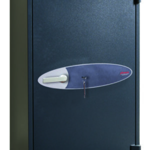 The Phoenix safe Neptune HS1050 Series HS1055K is a euro grade 1 security safe. Often used as a commercial safe, office safe or jewellers safe. Its big, has lots of storage potential and comes ready prepared for base and back fixing. It ses a high security VdS key lock and comes with 2 keys.