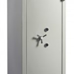 The Dudley Safes Europa EUR4-05 euro grade 5 commercial safe comes with two high security key locks. The locks can be changed to suit your business. This security safe was built with protection to deter the theif.