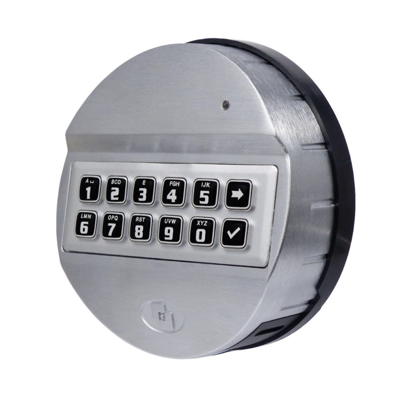 Pulse Evo electronic code lock for 9 users. Programmed with master code.