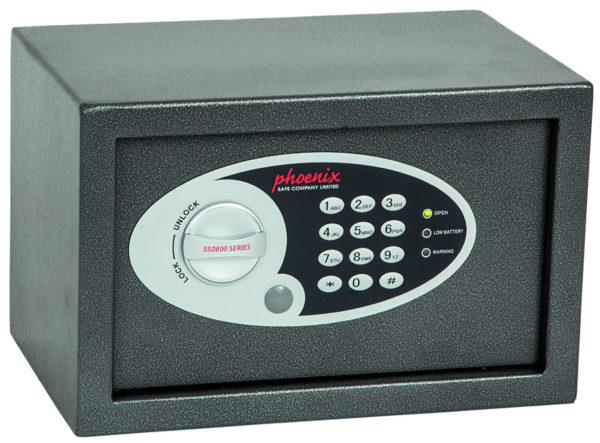 Phoenix Safe Vela Home SS0801E with electronic code lock.