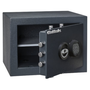 Chubbsafes zeta grade 1 size 25e security safe for the home with 3 way locking bolts and quality electronic lock.