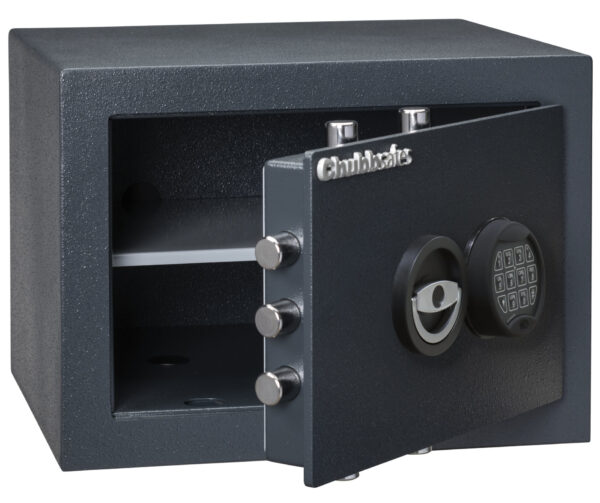 The Chubbsafes zeta grade 1 size 25e is a high security euro grade 1 security safe for the home, office safe and small commercial safe with 3 way locking bolt work. It comes ready to go and features a high security electronic lock. This size is also available with key lock operation.