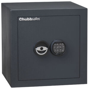 Chubbsafes zeta grade 1 size 40e is a euro grade 1, £10,000 rated security safe for the home, office safe and small commercial safe that comes with one shelf. It has a high security electronic combination code lock and is also available with key lock.