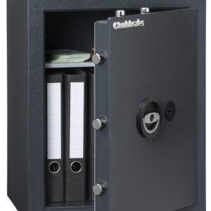 Chubbsafes Zeta Grade 1 size 50k office safe with 3 way locking bolts and flush style handle.